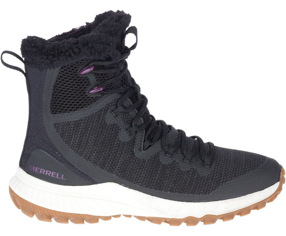 Merrell Boots Black - Bravada Knit Polar Waterproof - Womens 26OUWFRDS